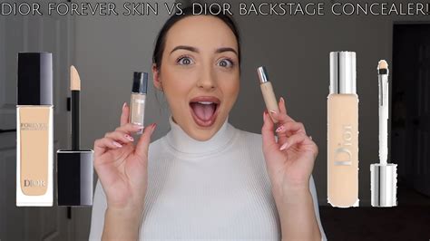 dior forever vs backstage concealer|2022 DIOR Backstage vs. 2020 DIOR Forever Concealer!.